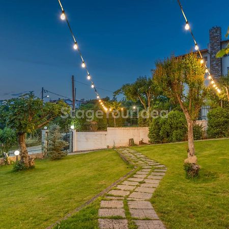 Traditional Villa Appartment With Garden, Also For Gatherings ,15 Minutes From Thessaloniki Airport Exteriör bild