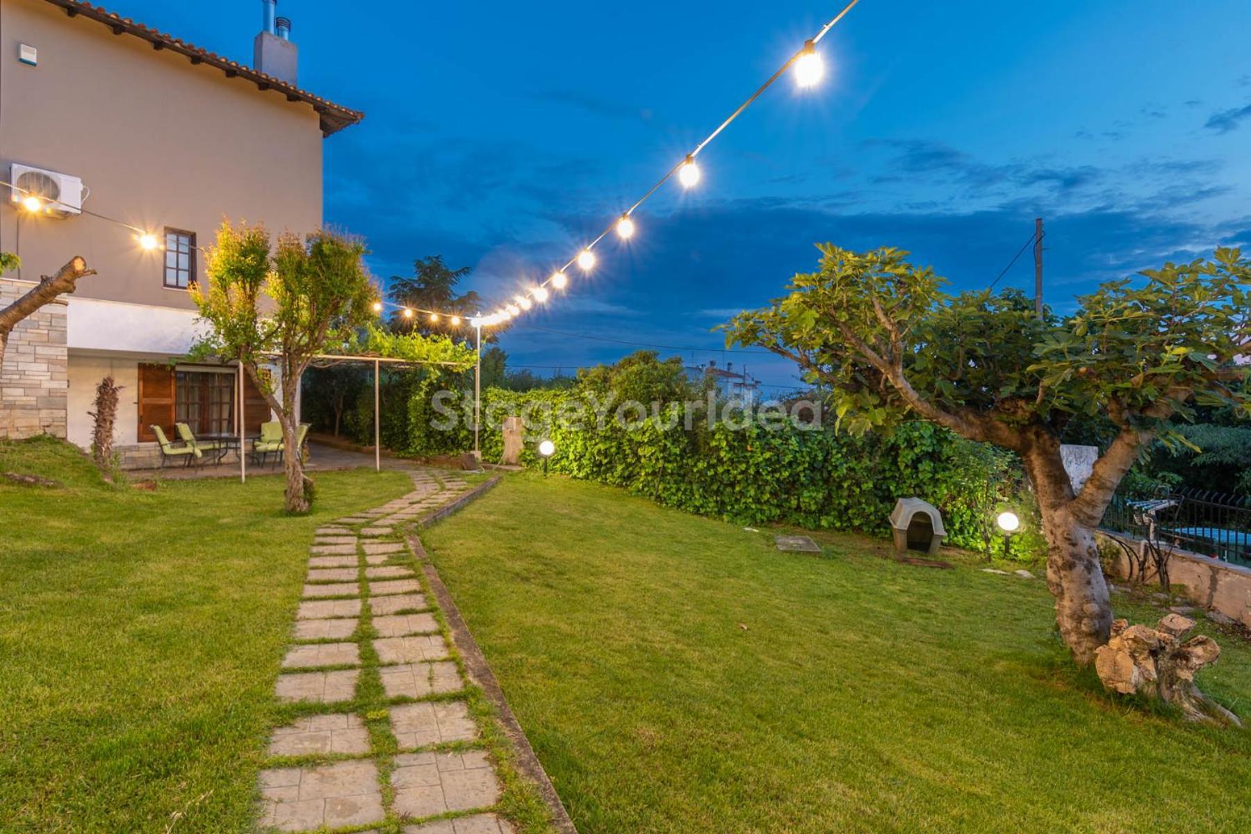 Traditional Villa Appartment With Garden, Also For Gatherings ,15 Minutes From Thessaloniki Airport Exteriör bild