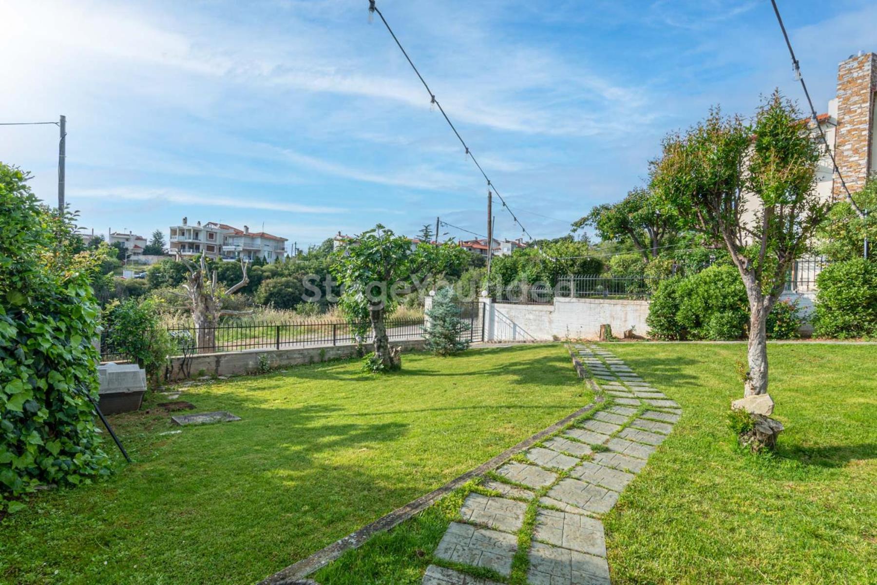 Traditional Villa Appartment With Garden, Also For Gatherings ,15 Minutes From Thessaloniki Airport Exteriör bild